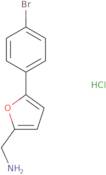 [5-(4-Bromophenyl)furan-2-yl]methanamine hydrochloride