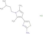 4-[2,5-Dimethyl-1-(3-methylbutyl)-1H-pyrrol-3-yl]-1,3-thiazol-2-amine hydrochloride