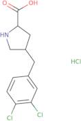 (2S,4R)-4-(3,4-Dichlorobenzyl)pyrrolidine-2-carboxylic acid hydrochloride