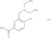 1-{3-[(Diethylamino)methyl]-4-hydroxyphenyl}ethan-1-one hydrochloride