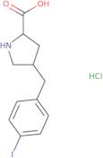 (2S,4R)-4-(4-Iodobenzyl)pyrrolidine-2-carboxylic acid hydrochloride