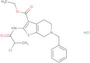 Ethyl 6-benzyl-2-(2-chloropropanamido)-4H,5H,6H,7H-thieno[2,3-c]pyridine-3-carboxylate hydrochlori…