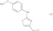 4-(Chloromethyl)-N-(4-methoxyphenyl)-1,3-thiazol-2-amine hydrochloride