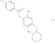 2,5-Dimethyl-4-(morpholinomethyl)phenyl 4-chlorobenzenecarboxylate hydrochloride