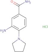 3-Amino-4-(pyrrolidin-1-yl)benzamide hydrochloride