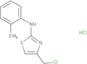 4-(Chloromethyl)-N-(2-methylphenyl)-1,3-thiazol-2-amine hydrochloride