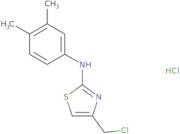 4-(Chloromethyl)-N-(3,4-dimethylphenyl)-1,3-thiazol-2-amine hydrochloride