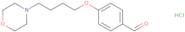 4-[4-(4-Morpholinyl)butoxy]benzaldehyde hydrochloride