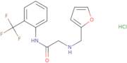 2-{[(Furan-2-yl)methyl]amino}-N-[2-(trifluoromethyl)phenyl]acetamide hydrochloride