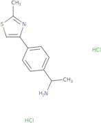 1-[4-(2-Methyl-1,3-thiazol-4-yl)phenyl]ethanamine dihydrochloride