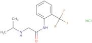 2-[(Propan-2-yl)amino]-N-[2-(trifluoromethyl)phenyl]acetamide hydrochloride