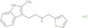 2-(2-Methyl-1H-indol-3-yl)-N-(thiophen-2-ylmethyl)ethan-1-amine hydrochloride