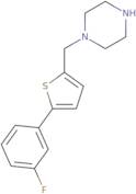 1-{[5-(3-Fluorophenyl)thiophen-2-yl]methyl}piperazine