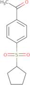 1-[4-(Cyclopentanesulfonyl)phenyl]ethan-1-one