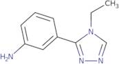 3-(4-Ethyl-4H-1,2,4-triazol-3-yl)aniline