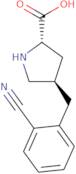 (2S,4R)-4-(2-Cyanobenzyl)pyrrolidine-2-carboxylic acid ee