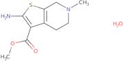 Methyl 2-amino-6-methyl-4,5,6,7-tetrahydrothieno-[2,3-c]pyridine-3-carboxylate monohydrate