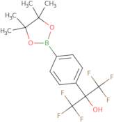 1,1,1,3,3,3-Hexafluoro-2-[4-(4,4,5,5-tetramethyl-1,3,2-dioxaborolan-2-yl)phenyl]propan-2-ol