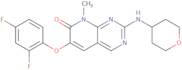 6-(2,4-Difluorophenoxy)-8-methyl-2-((tetrahydro-2H-pyran-4-yl)amino)pyrido[2,3-d]pyrimidin-7(8H)-one