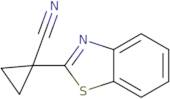 1-(benzo[d]thiazol-2-yl)cyclopropanecarbonitrile