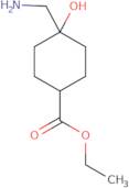 Ethyl 4-(aminomethyl)-4-hydroxycyclohexane-1-carboxylate