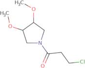 3-Chloro-1-(3,4-dimethoxypyrrolidin-1-yl)propan-1-one