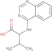 3-Methyl-2-(quinazolin-4-ylamino)butanoic acid