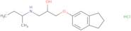 1-(Sec-butylamino)-3-(2,3-dihydro-1H-inden-5-yloxy)-2-propanol hydrochloride