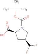 (2S,4S)-1-(tert-Butoxycarbonyl)-4-(difluoromethyl)pyrrolidine-2-carboxylic acid