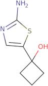 1-(2-Amino-1,3-thiazol-5-yl)cyclobutan-1-ol