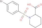 1-(4-Bromobenzenesulfonyl)piperidine-2-carboxylic acid