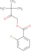 3,3-Dimethyl-2-oxobutyl 2-fluorobenzoate