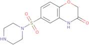 6-(Piperazine-1-sulfonyl)-3,4-dihydro-2H-1,4-benzoxazin-3-one