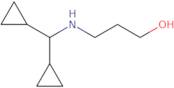 3-[(Dicyclopropylmethyl)amino]propan-1-ol