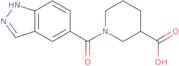 1-(1H-Indazole-5-carbonyl)piperidine-3-carboxylic acid