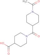 1-[(1-Acetyl-4-piperidinyl)carbonyl]-4-piperidinecarboxylic acid