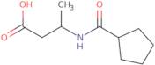 3-(Cyclopentylformamido)butanoic acid