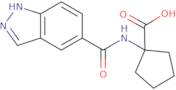 1-(1H-Indazole-5-amido)cyclopentane-1-carboxylic acid