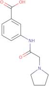 3-(2-Pyrrolidin-1-yl-acetylamino)-benzoic acid