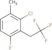 2-Chloro-4-fluoro-1-methyl-3-(2,2,2-trifluoroethyl)benzene
