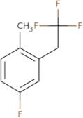 4-Fluoro-1-methyl-2-(2,2,2-trifluoroethyl)benzene