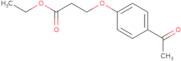 Ethyl 3-(4-acetylphenoxy)propanoate