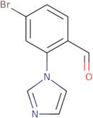 4-Bromo-2-imidazol-1-ylbenzaldehyde