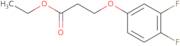 Ethyl 3-(3,4-difluoro-phenoxy)propanoate