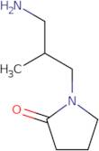 1-(3-Amino-2-methylpropyl)pyrrolidin-2-one