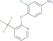 3-Chloro-4-{[3-(trifluoromethyl)pyridin-2-yl]oxy}aniline