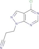 3-{4-Chloro-1H-pyrazolo[3,4-d]pyrimidin-1-yl}propanenitrile