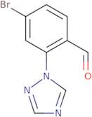 4-Bromo-2-(1,2,4-triazol-1-yl)benzaldehyde