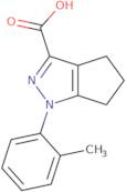 1-(2-Methylphenyl)-1H,4H,5H,6H-cyclopenta[C]pyrazole-3-carboxylic acid