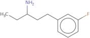 1-(3-Fluorophenyl)pentan-3-amine